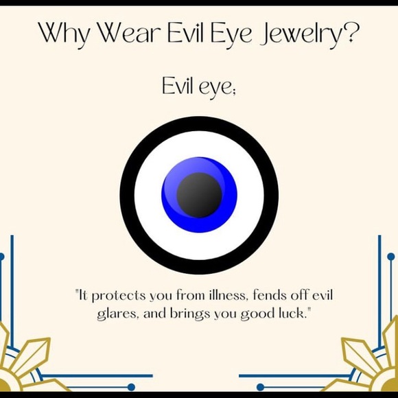 New sterling silver blue evil eye and shell ring - Picture 6 of 6